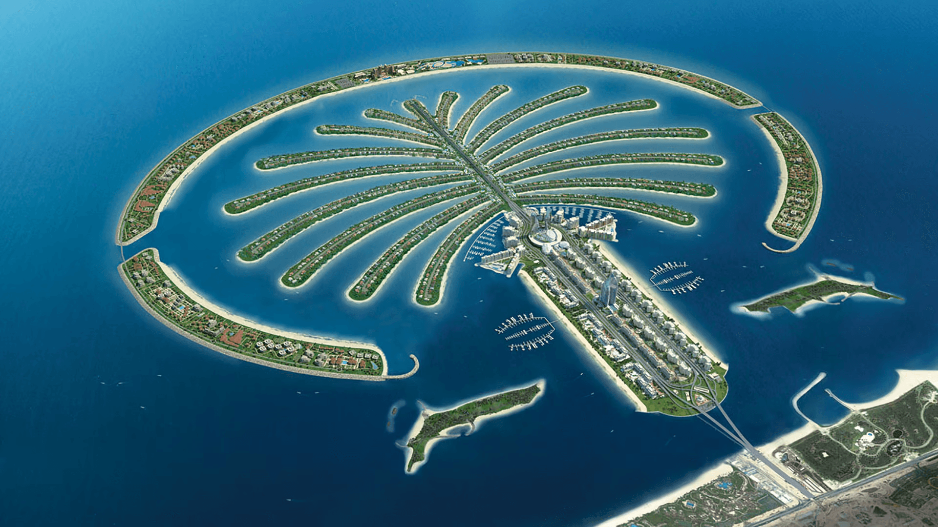 Palm Jumeirah → The World Islands