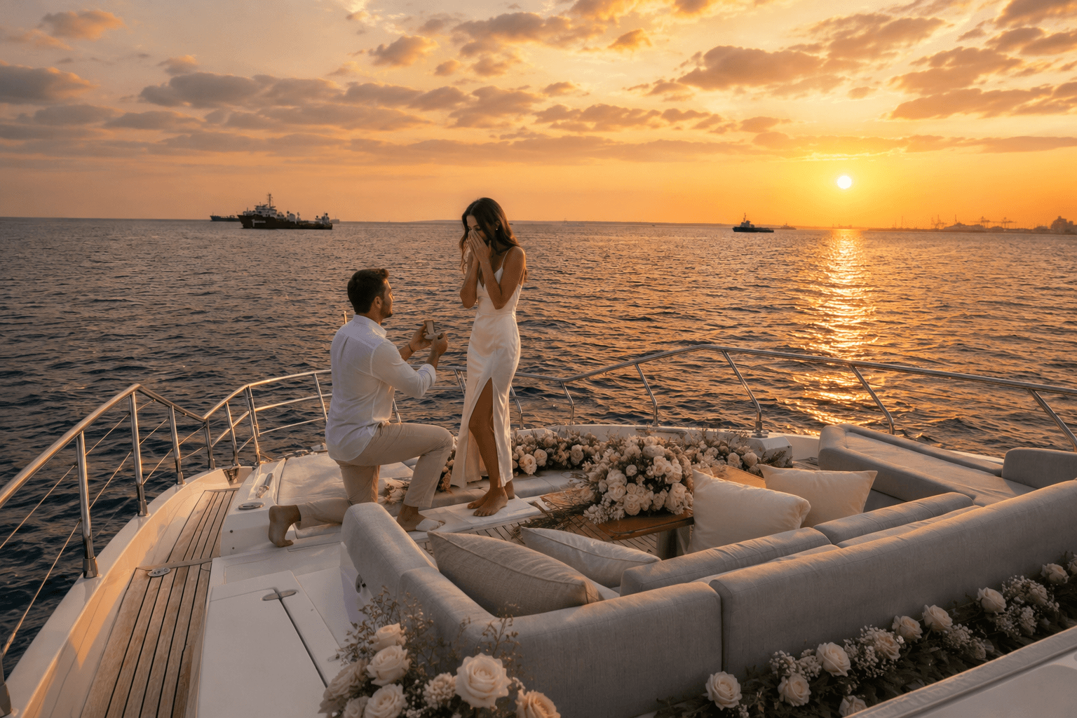 Luxury Yacht Proposal in Cyprus